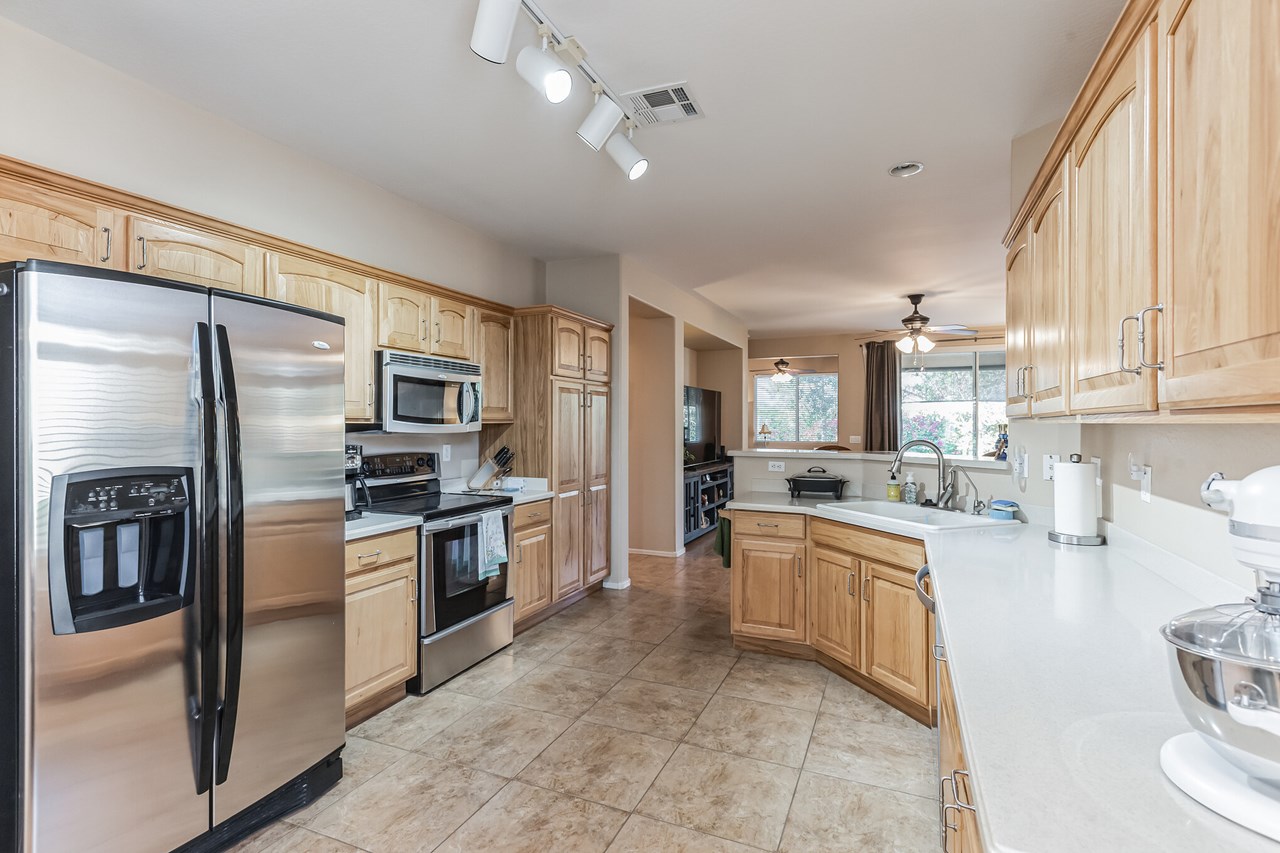 kitchen looking toward great room